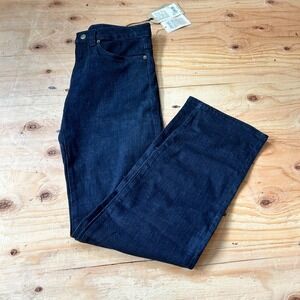 NWT PrAna Hillgard Jeans Mens 28x34 Taper Leg Slim Fit Dark Denim Rinse Wash NEW